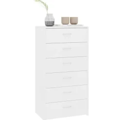Dressoir met 6 lades 50x34x96 cm bewerkt hout><noscript><img width=