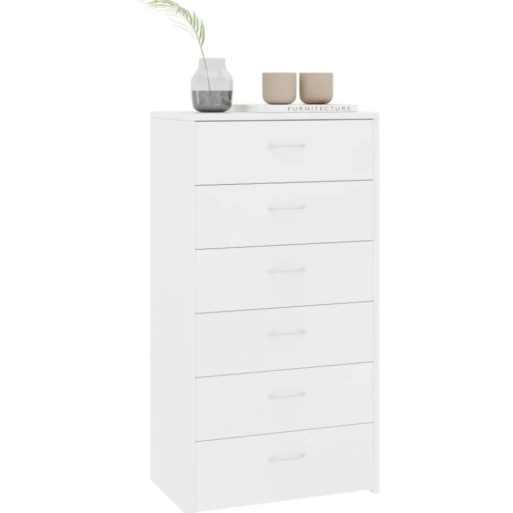 Dressoir met 6 lades 50x34x96 cm bewerkt hout>vidaXL Sale