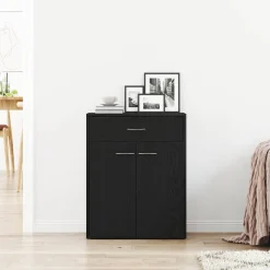 Dressoir met lade 60 x 30 x 75 cm Bewerkt hout>vidaXL Hot