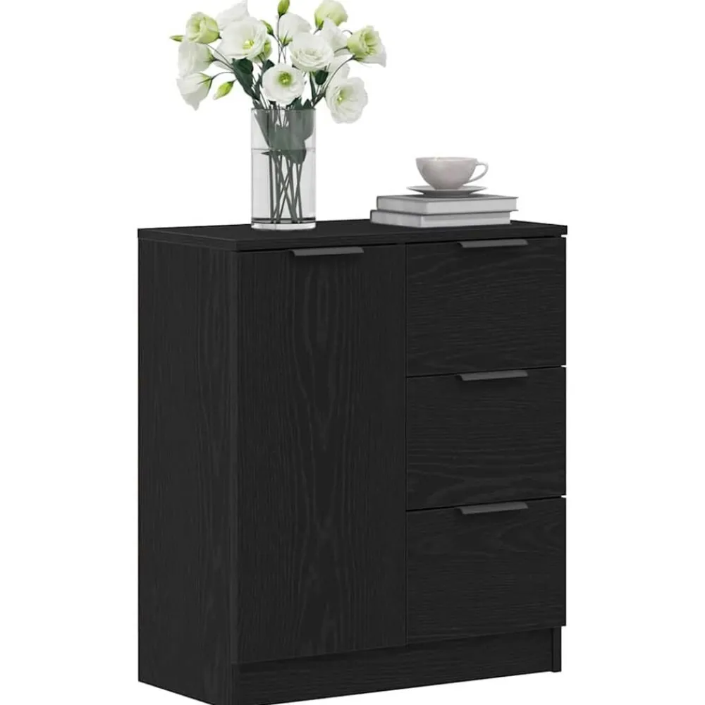 Dressoir met lade 60 x 30 x 70 cm Bewerkt hout>vidaXL Clearance