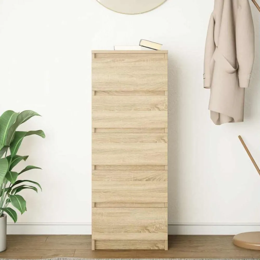 Dressoir met lades 37,5x35x99 cm spaanplaat kleurig>vidaXL Hot