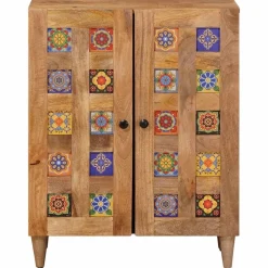 Dressoir 60 x 33 x 75 cm Massief Mango Hout><noscript><img width=