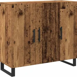 Dressoir Oudhout 90 x 34 x 80 cm Bewerkt hout>vidaXL Online