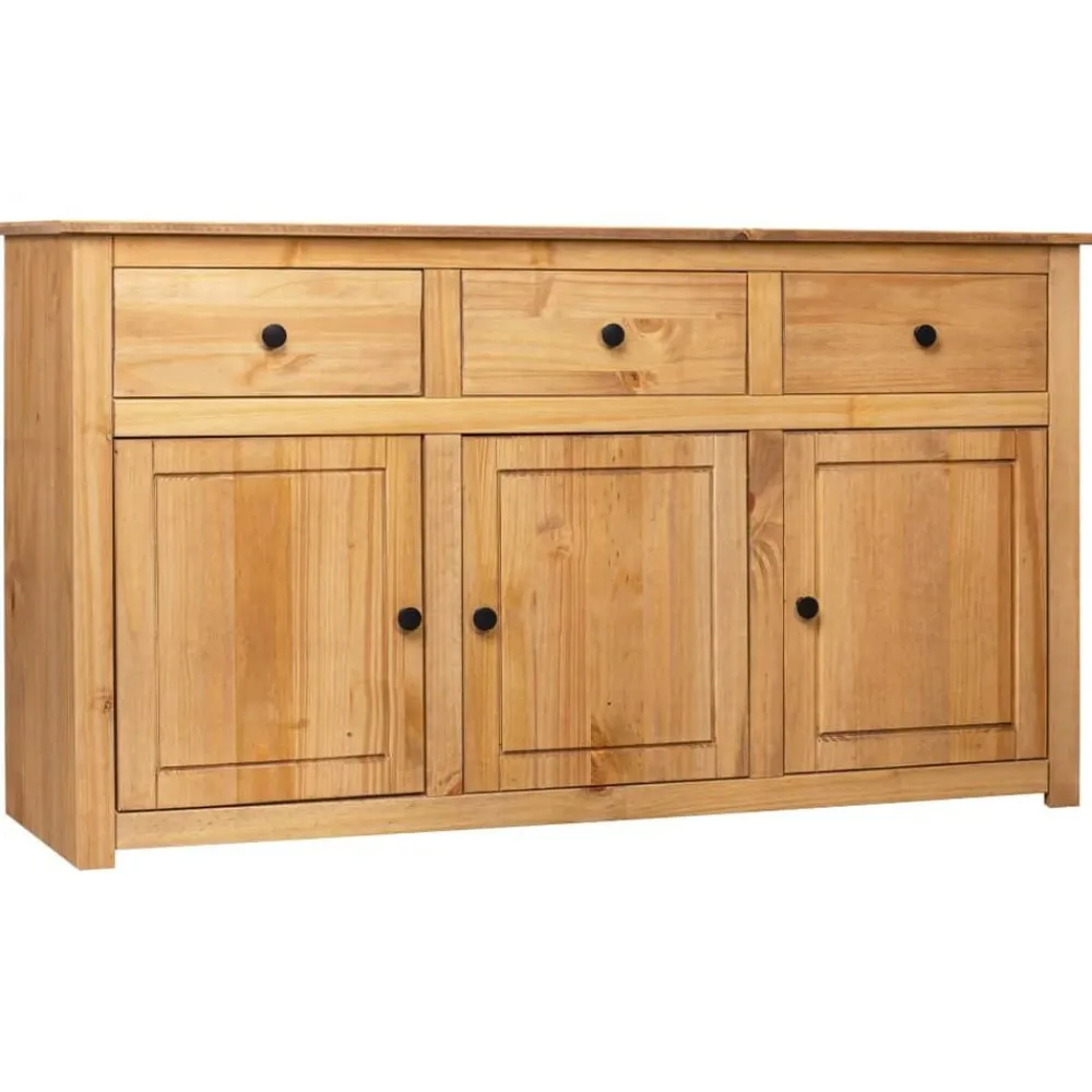 Kasten & Opbergmeubelen*vidaXL Dressoir Panama Range 135x40x80 cm massief grenenhout Bruin
