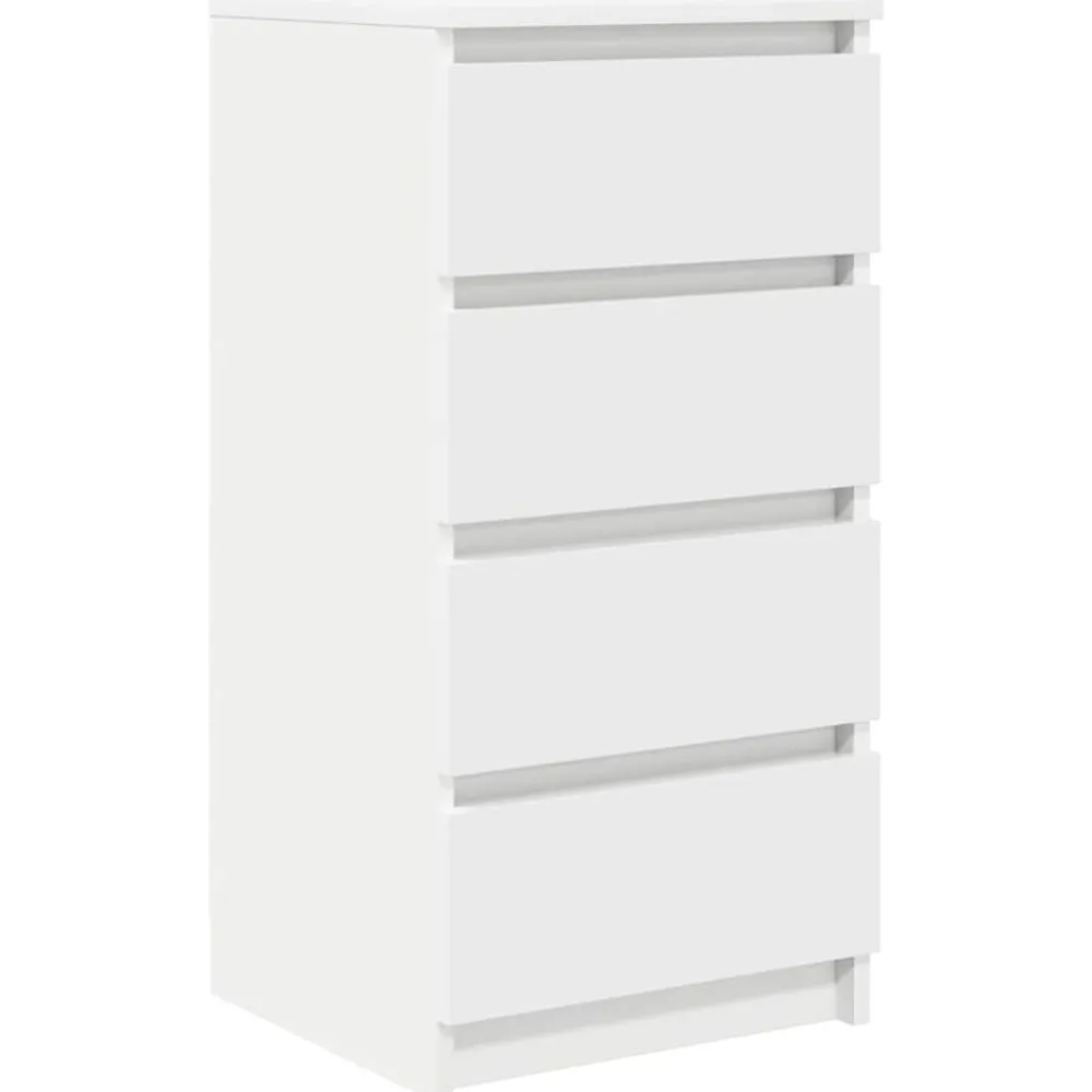 Kasten & Opbergmeubelen*vidaXL Dressoir 37,5x35x76 cm bewerkt hout Wit