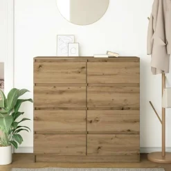 Dressoir 100x35x99 cm bewerkt hout><noscript><img width=