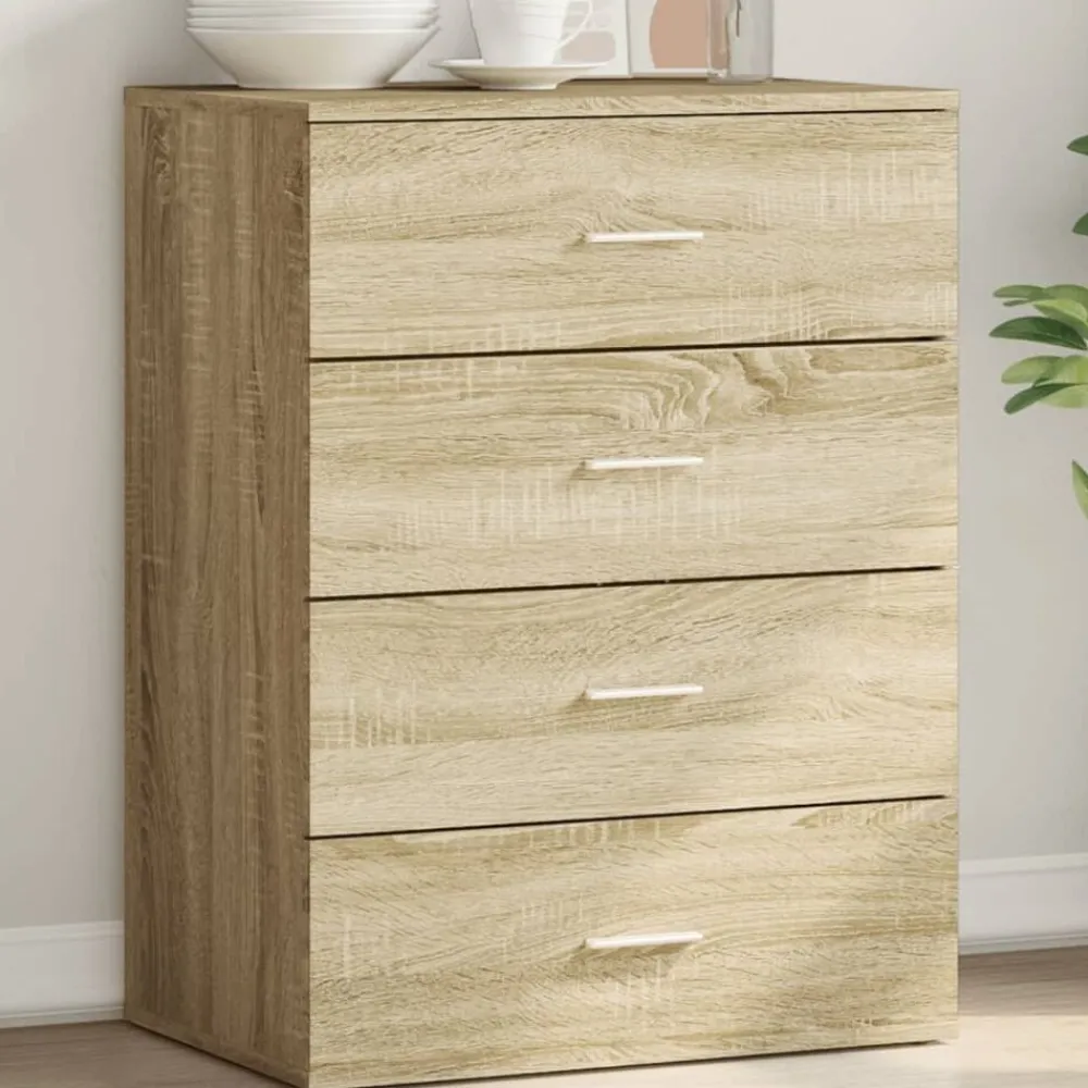 Dressoir 60x39x80 cm bewerkt hout kleurig>vidaXL Hot