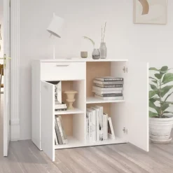 Dressoir 80x36x75 cm bewerkt hout><noscript><img width=
