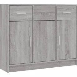 Dressoir 91x28x75 cm bewerkt hout eikenkleurig>vidaXL Hot