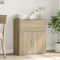 Dressoir 60x31x70 cm bewerkt hout kleurig><noscript><img width=