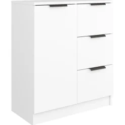 Kasten & Opbergmeubelen*vidaXL Dressoir 60x30x70 cm bewerkt hout Wit