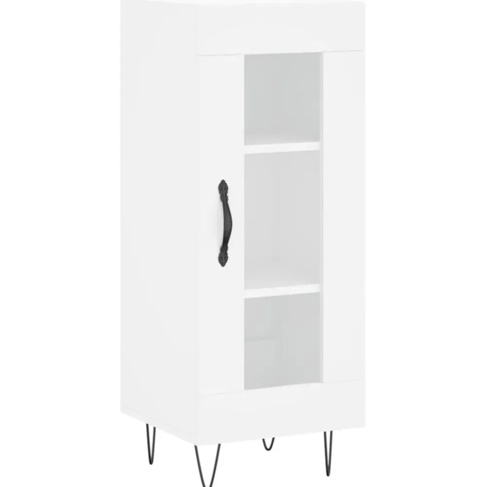 Kasten & Opbergmeubelen*vidaXL Dressoir 34,5x34x90 cm bewerkt hout Wit