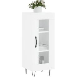 Kasten & Opbergmeubelen*vidaXL Dressoir 34,5x34x90 cm bewerkt hout Wit