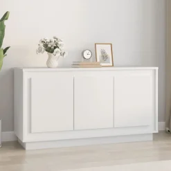 Kasten & Opbergmeubelen*vidaXL Dressoir 102x35x55 cm bewerkt hout Wit
