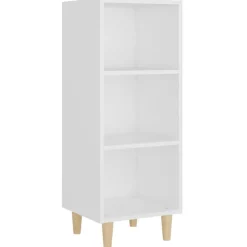 Kasten & Opbergmeubelen*vidaXL Dressoir 34,5x32,5x90 cm bewerkt hout Wit