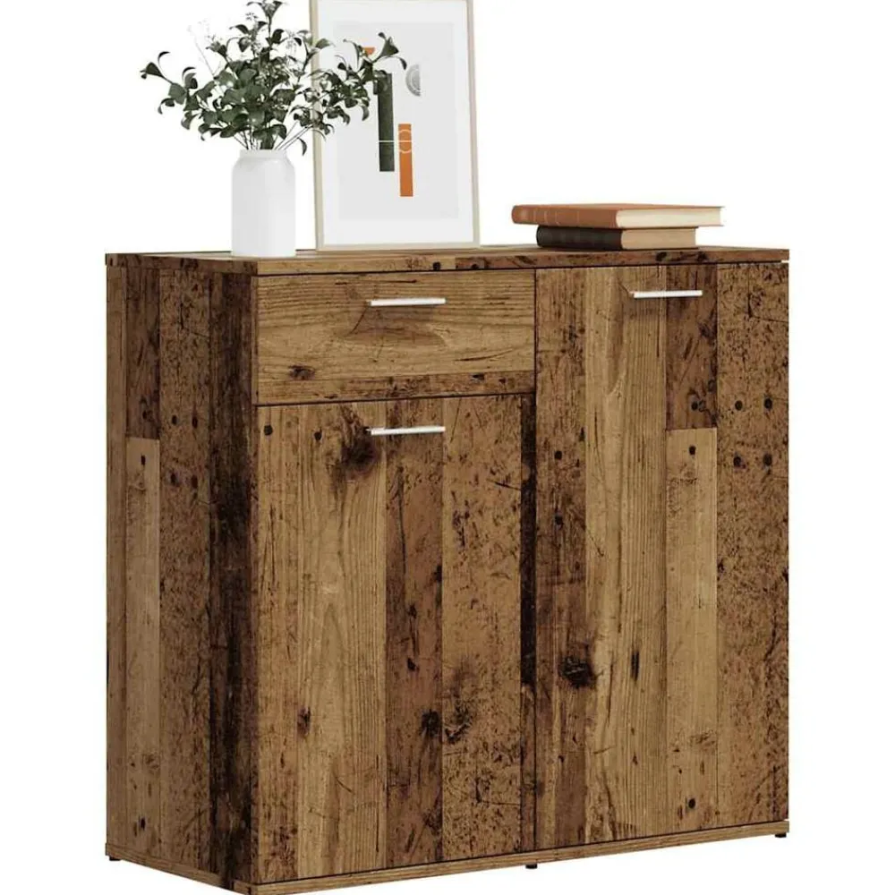 Dressoir 80x36x75 cm bewerkt hout kleurig>vidaXL Sale