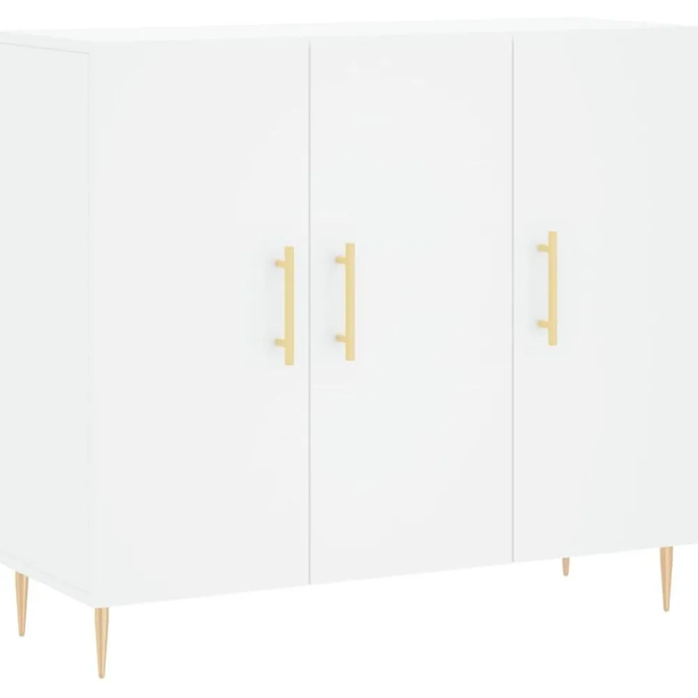 Dressoir 90x34x80 cm bewerkt hout>vidaXL New