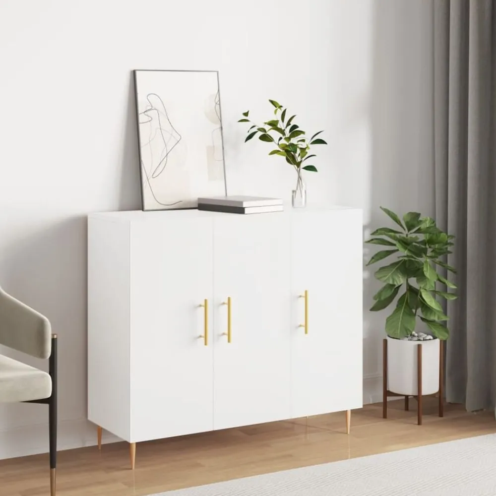 Dressoir 90x34x80 cm bewerkt hout>vidaXL New