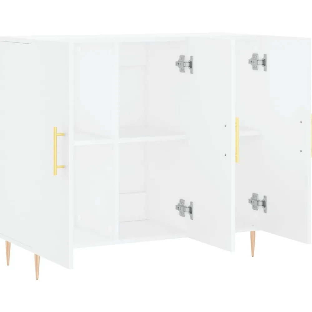 Dressoir 90x34x80 cm bewerkt hout>vidaXL New
