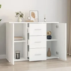 Dressoir 91x29,5x65 cm bewerkt hout><noscript><img width=