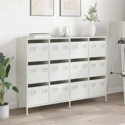 Dressoir 135x39x103,5 cm koudgewalst staal><noscript><img width=
