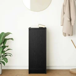 Kasten & Opbergmeubelen*vidaXL Dressoir 29,5x34x76 cm spaanplaat kleurig Zwart eiken