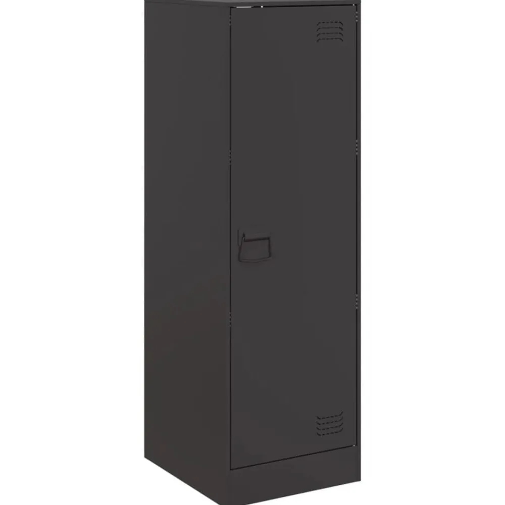 Kasten & Opbergmeubelen*vidaXL Dressoir 34,5x39x107 cm staal Zwart