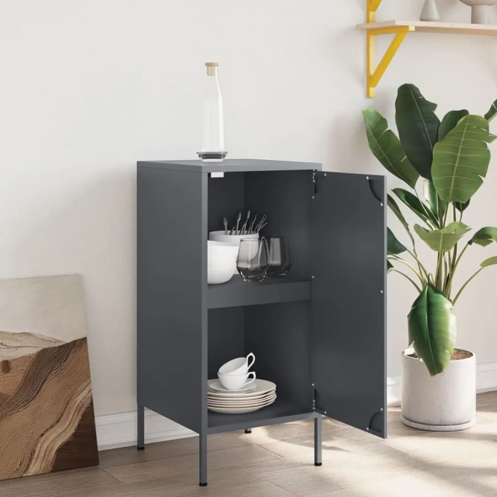 Dressoir 36x39x79 cm staal kleurig>vidaXL Discount
