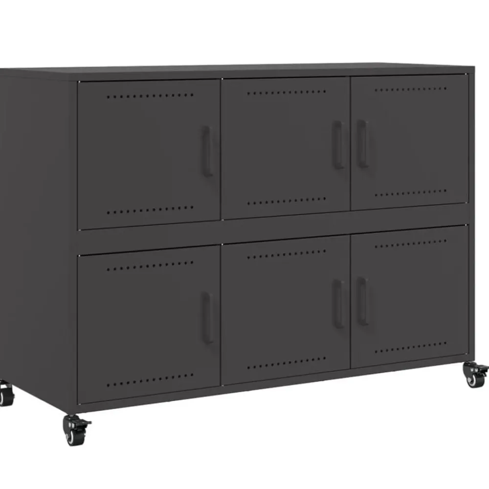 Dressoir 100,5x39x72 cm staal>vidaXL Hot
