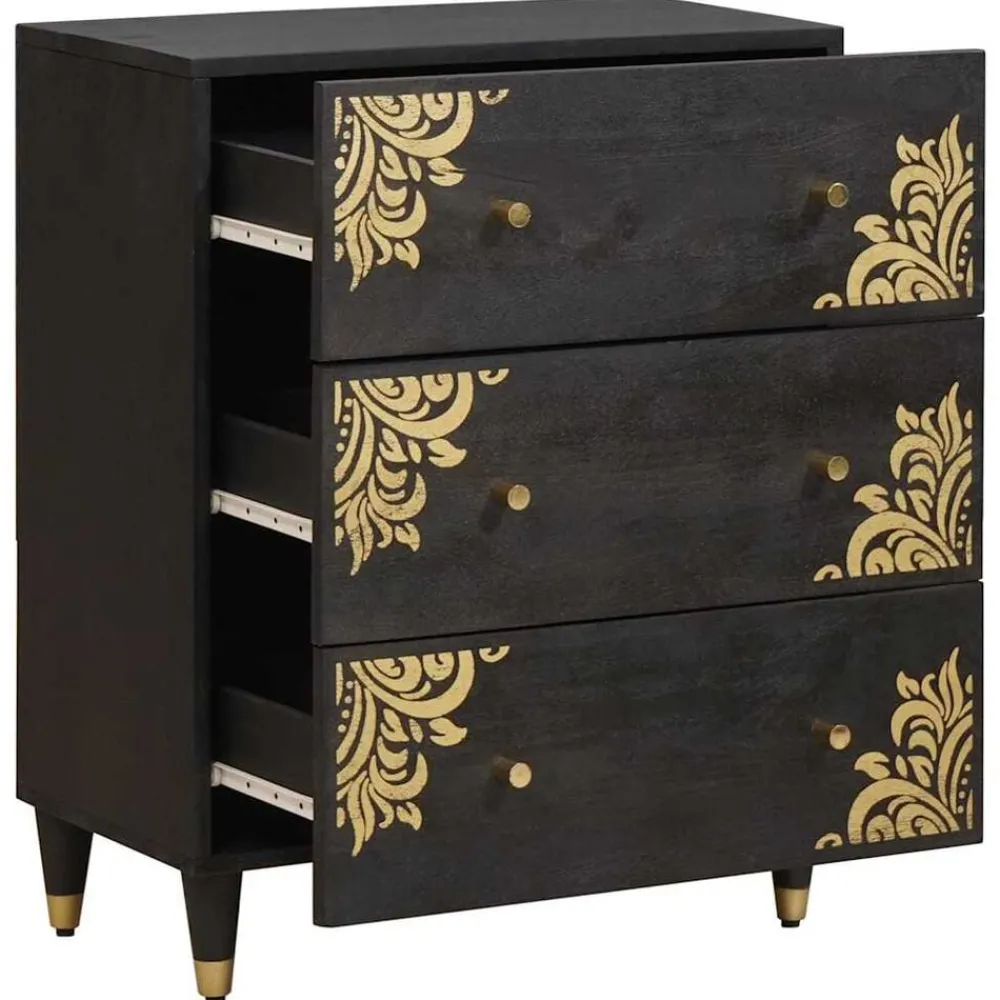 Dressoir 60 x 33 x 75 cm Massief Mango Hout>vidaXL Discount