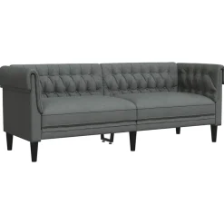 Driezitsbank Chesterfield-stijl stof>vidaXL New