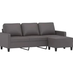 Driezitsbank met voetenbank 180 cm kunstleer><noscript><img width=