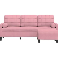 Driezitsbank met voetenbank 180 cm fluweel><noscript><img width=