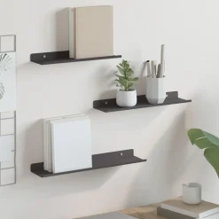 Drijvende plank 3 pcs 40 x 9 x 2,5 cm Staal>vidaXL