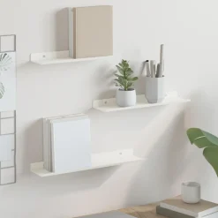 Drijvende plank Wandgemonteerd 3 pcs 40 x 9 x 2,5 cm Staal>vidaXL Outlet
