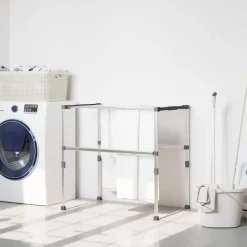 Droogrek 83x(50-55)x(40-85) cm aluminium>vidaXL New