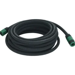 Tuin & Gazon*vidaXL Druppelslang 0,6'' 10 m rubber zwart