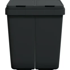 Dubbele vuilnisbak 2x25 L kleurig><noscript><img width=