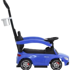 Speelgoed*vidaXL Duw-loopauto Mercedes Benz C63 Blauw