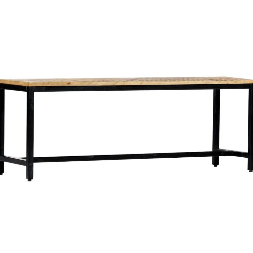 Bankjes*vidaXL Eetbank 120 cm massief ruw mangohout