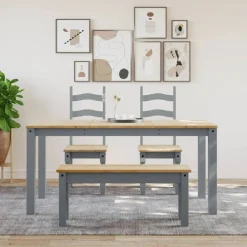 Eetkamerbank PANAMA 105x30x45 cm massief grenenhout><noscript><img width=