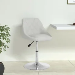 Stoelen*vidaXL Eetkamerstoel kunstleer Wit