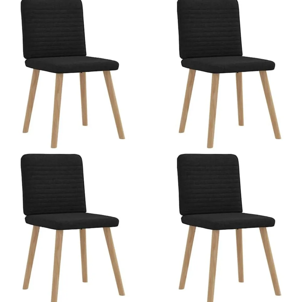 Eetkamerstoelen 4 st stof>vidaXL Sale