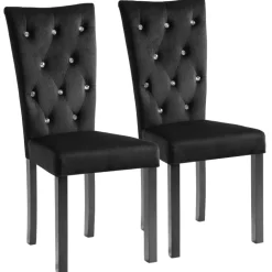 Eetkamerstoelen 2 st fluweel>vidaXL