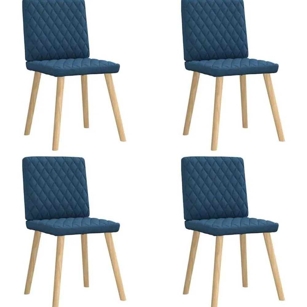 Eetkamerstoelen 4 st stof>vidaXL New