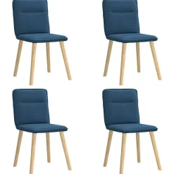 Eetkamerstoelen 4 st stof>vidaXL Clearance