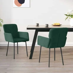 Eetkamerstoelen 2 st fluweel>vidaXL Outlet