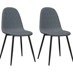 Eetkamerstoelen 2 st fluweel>vidaXL Outlet
