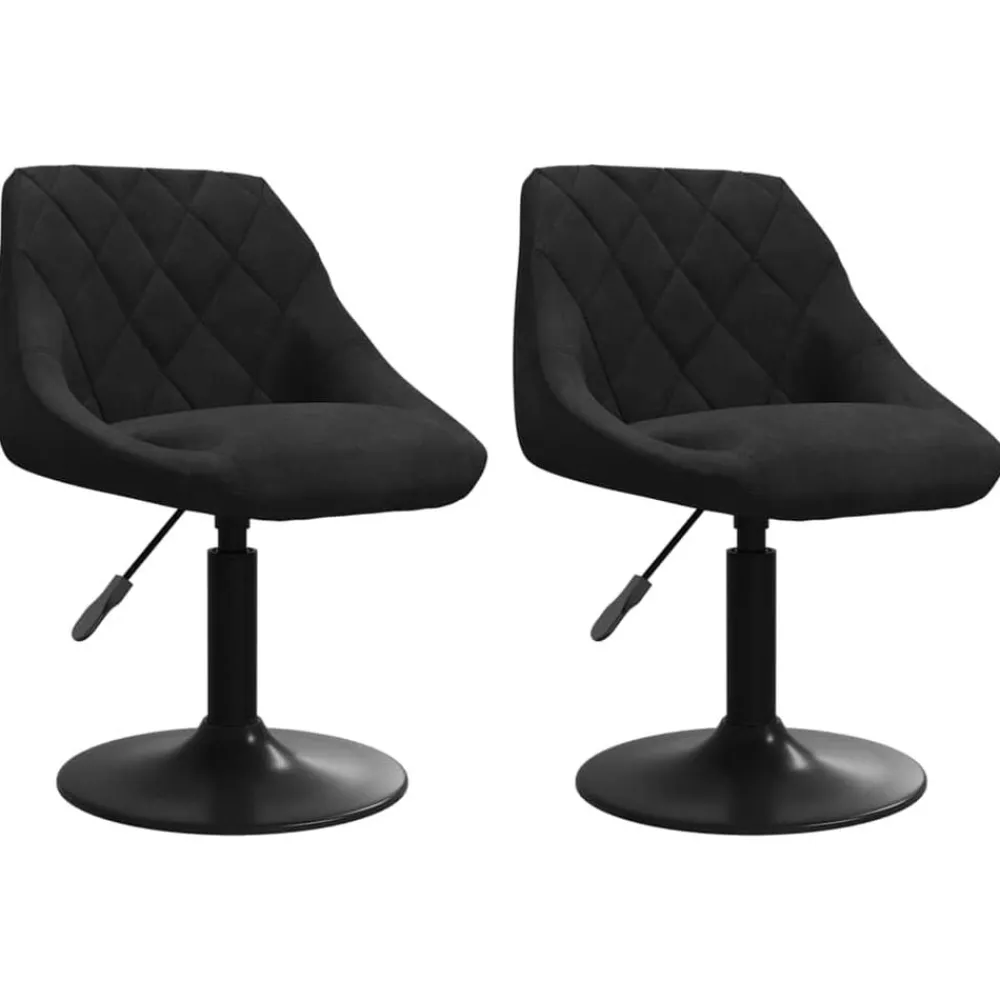 Eetkamerstoelen draaibaar 2 st fluweel>vidaXL Sale