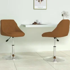 Eetkamerstoelen draaibaar 2 st fluweel>vidaXL Online